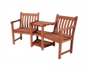 love seat with table