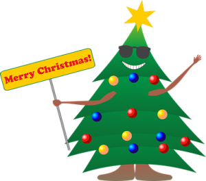 cartoon christmas tree 