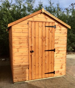 Wooden shed