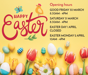Easter opening times