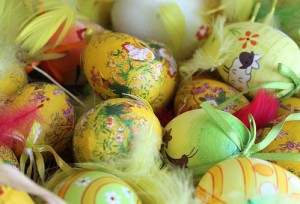 Decorated Easter eggs
