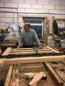 Man talking about making a gate