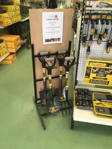 Micro tools fork and spades