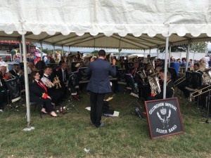 Brass band at country show