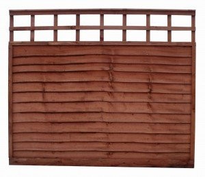 Lap panel with trellis