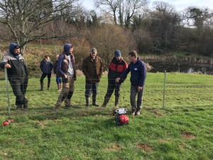 Clipex fencing after shot