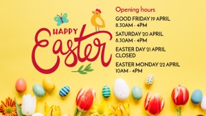 Easter opening times