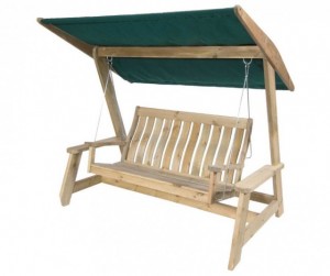 Farmers wooden swing seat