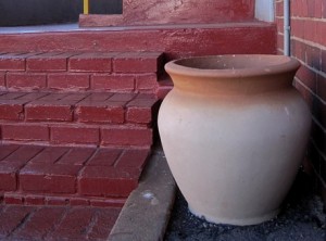 large terracotta pot