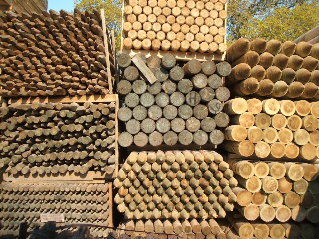 Timber fencing