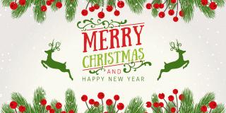 Merry Christmas and Happy New Year message