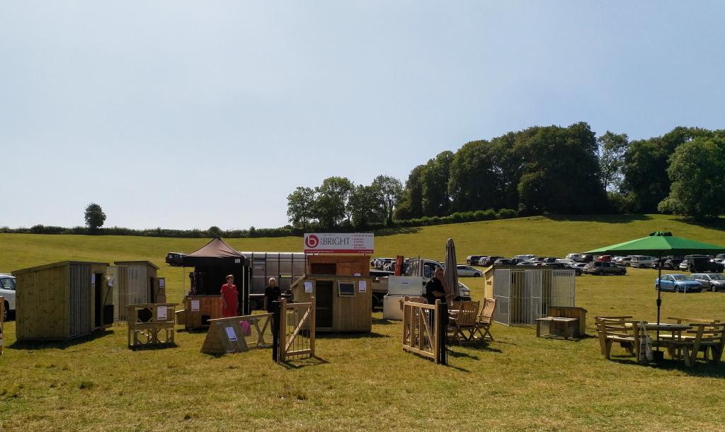 John Bright stand Cattistock Show 2018