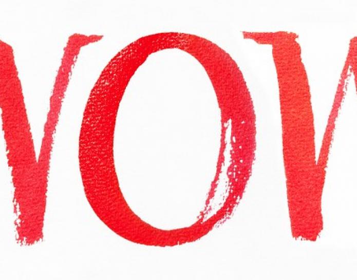 Wow red letters