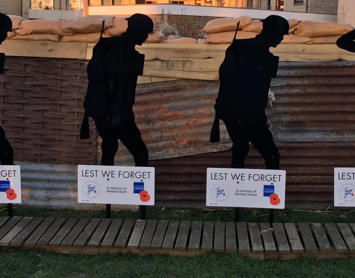 Silent soldiers West Bay