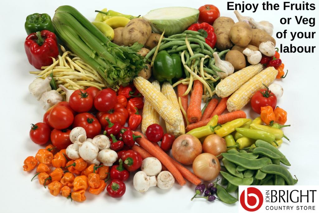 Enjoy fruits of labour