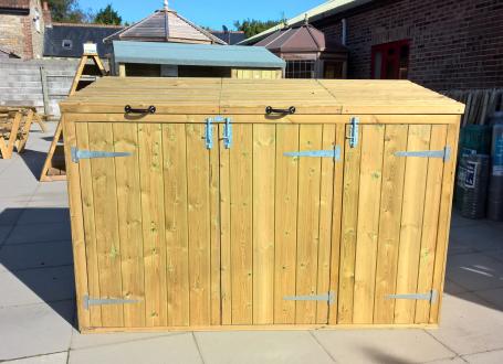 Brights Enclosed Recycling Bin Unit