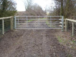 Galvanised 7 Rail Ashcombe Field Gate