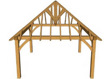 The Compton 3.7m. Gazebo kit.