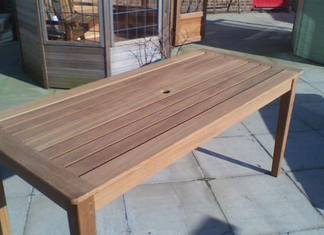 Iroko Dining Table