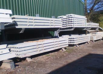 Concrete Slotted Post