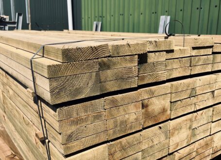 sawn rails at john bright warehouse