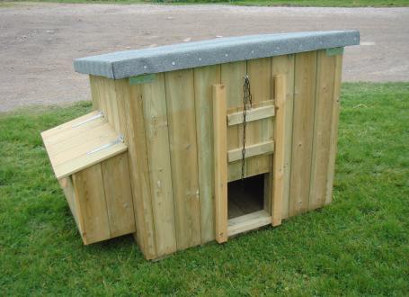 tanalised chicken house in dorset