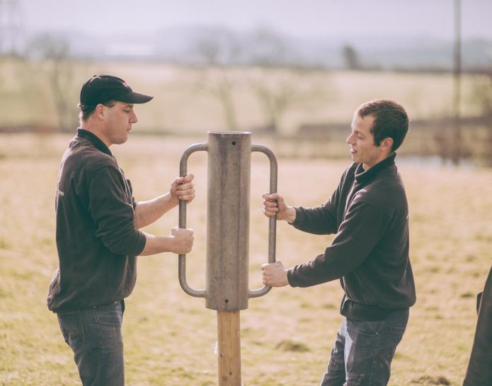 Fencing post installation