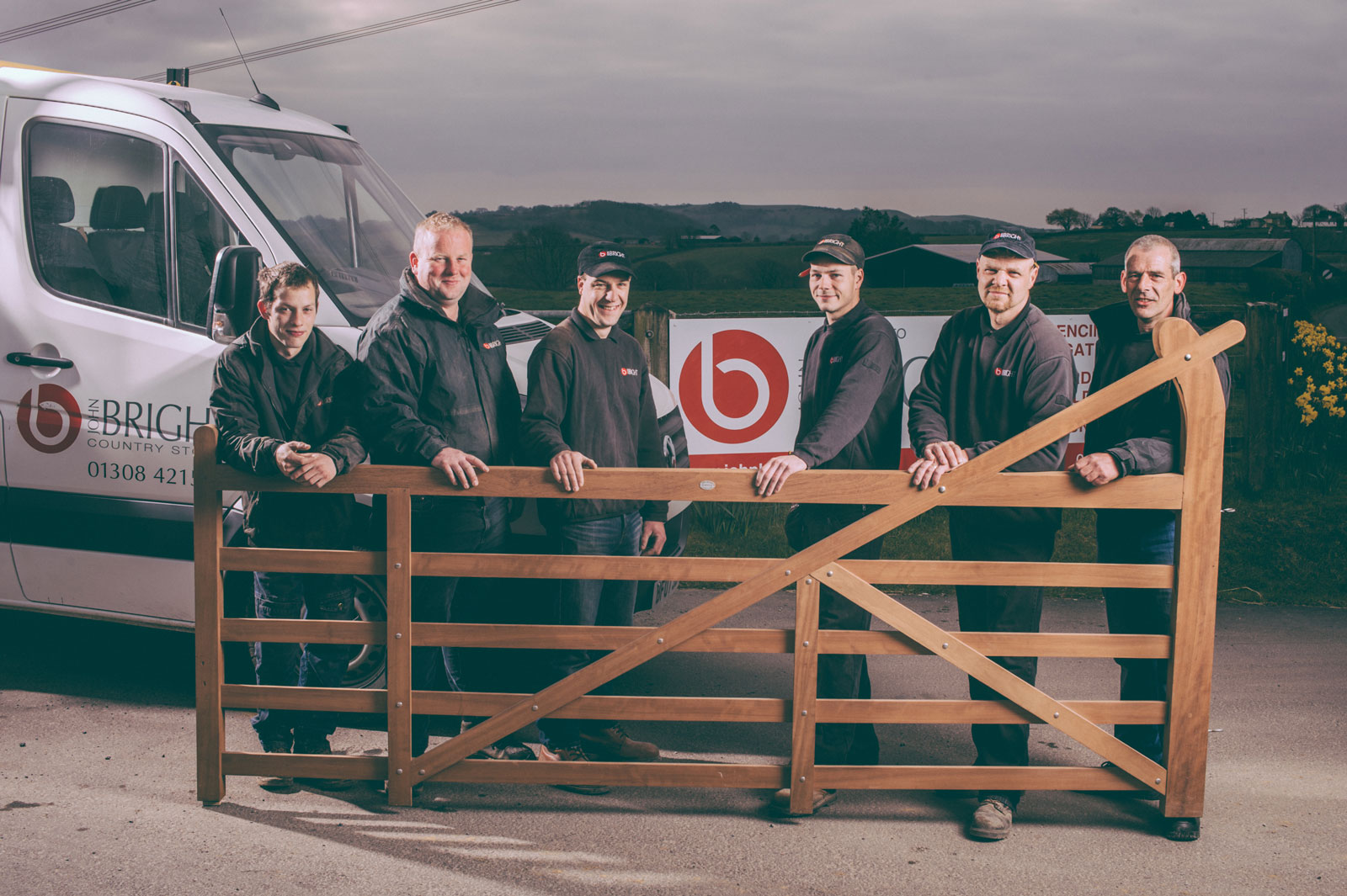 Custom made wooden gates