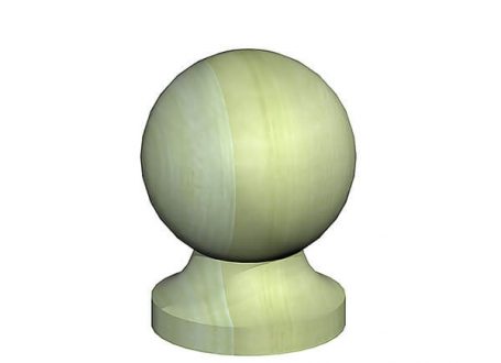 Fencemate ball and collar finial and base