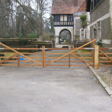 Wooden Entrance Gates