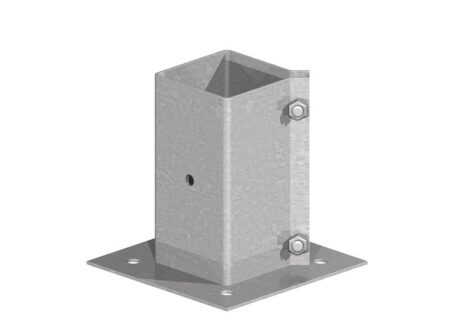 Fencemate Galvanised Swift Clamp Bolt Down Post Support
