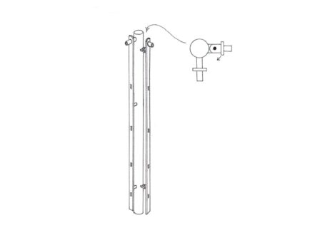 Parkland Adjustable Corner Post illustration